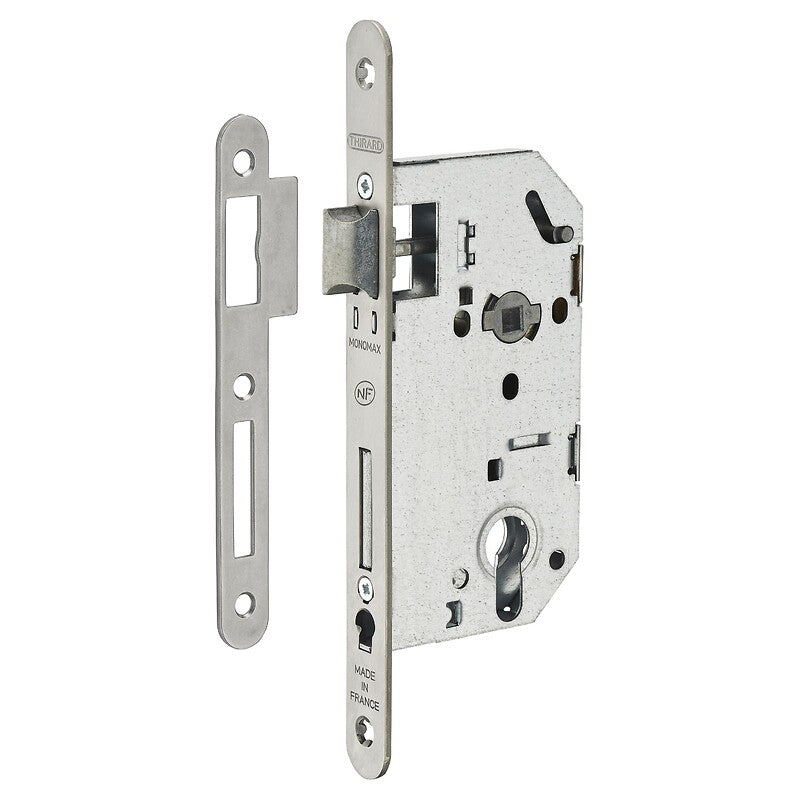 Serrure à larder nf type monomax axe à 40 mm, fouillot 8 mm, clé i têtière inox avec gâche. pour tous vos besoins en quincaillerie, faites confiance à quincaillerie sénégalaise, votre boutique en ligne au sénégal. un large choix de produits disponibles à portée de clic.