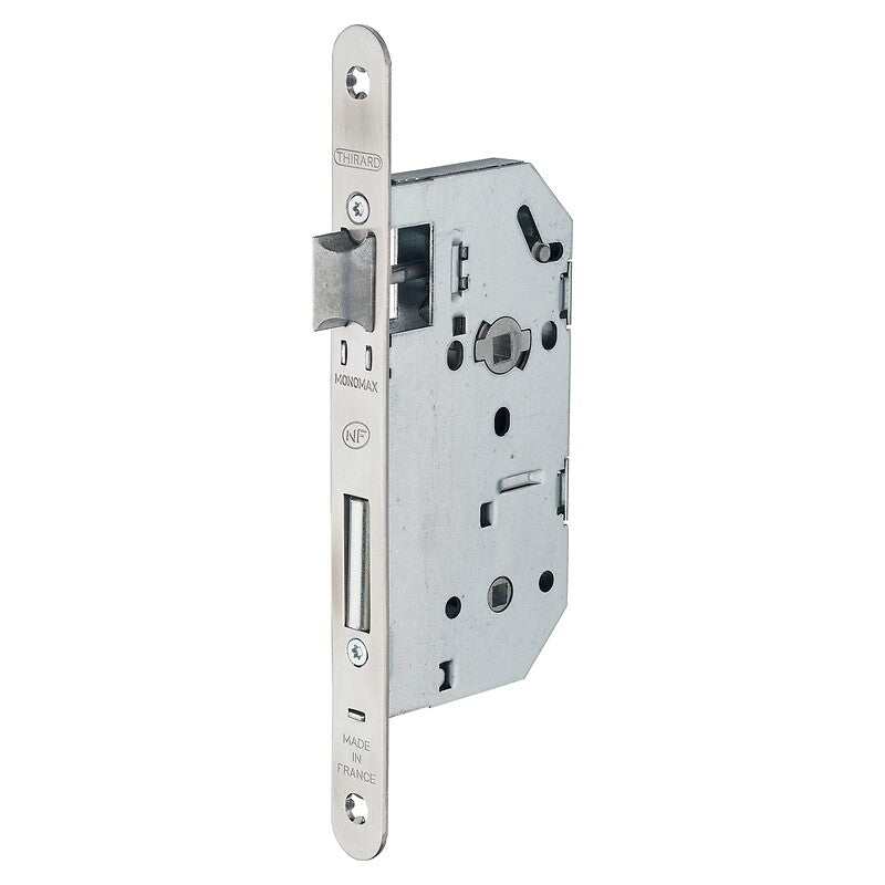 Serrure à larder nf type monomax axe à 50 mm condamnation têtière laitonnée avec gâche. optez pour quincaillerie sénégalaise, votre boutique en ligne de quincaillerie au sénégal, pour des produits de qualité et un service client irréprochable.