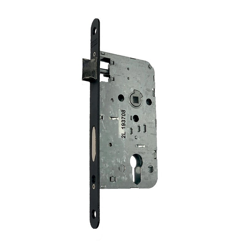 Serrure à larder pêne demi tour et pêne dormant à cylindre axe 50 mm - têtière bouts ronds noire - 4130 boîte de 25. quincaillerie sénégalaise, votre boutique en ligne de confiance pour des solutions de quincaillerie au sénégal. découvrez notre assortiment complet et commandez facilement.