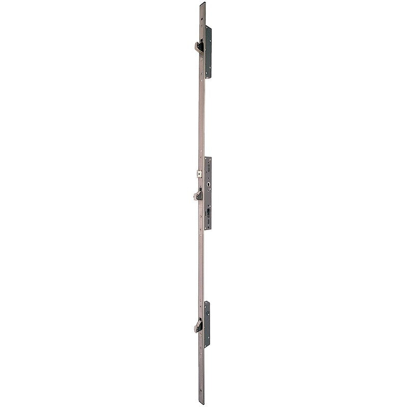 Serrure à larder pour profil étroit multiblindo 3 points têtière en u de 1860 x 24 x 6 mm entraxe 92 mm axe à 28 mm. quincaillerie sénégalaise, votre boutique en ligne de quincaillerie au sénégal, offre des solutions pratiques et fiables. commandez facilement et recevez rapidement.