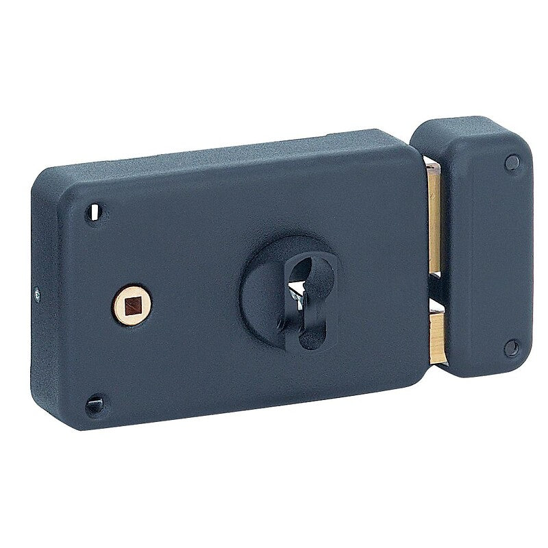 Serrures de portail en applique horizontales à fouillot à cylindre européen main gauche. pour des produits de quincaillerie de confiance, choisissez quincaillerie sénégalaise, votre boutique en ligne au sénégal. commandez facilement et recevez rapidement.