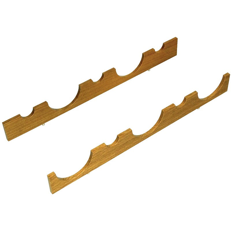 Set de support bouteilles pour fond bois perforé fineline - 525 x 8 x 50 mm - 2 pièces - finition chêne clair. optez pour quincaillerie sénégalaise, votre boutique en ligne de quincaillerie au sénégal, pour des produits de qualité et un service client irréprochable.