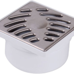 Siphonnette à sortie verticale + grille - sihj10i - pvc + inox - ø 50/40 mm - 100x100x57 mm. découvrez quincaillerie sénégalaise, votre partenaire en ligne pour des solutions de quincaillerie robustes et durables au sénégal. profitez de notre vaste catalogue de produits à des prix compétitifs.