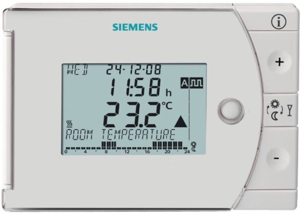 Thermostat d'ambiance siemens digital programmable avec horloge journalière réf. bpz:rev13-xa. quincaillerie sénégalaise, votre boutique en ligne de quincaillerie au sénégal, offre des solutions pratiques et fiables. commandez facilement et recevez rapidement.