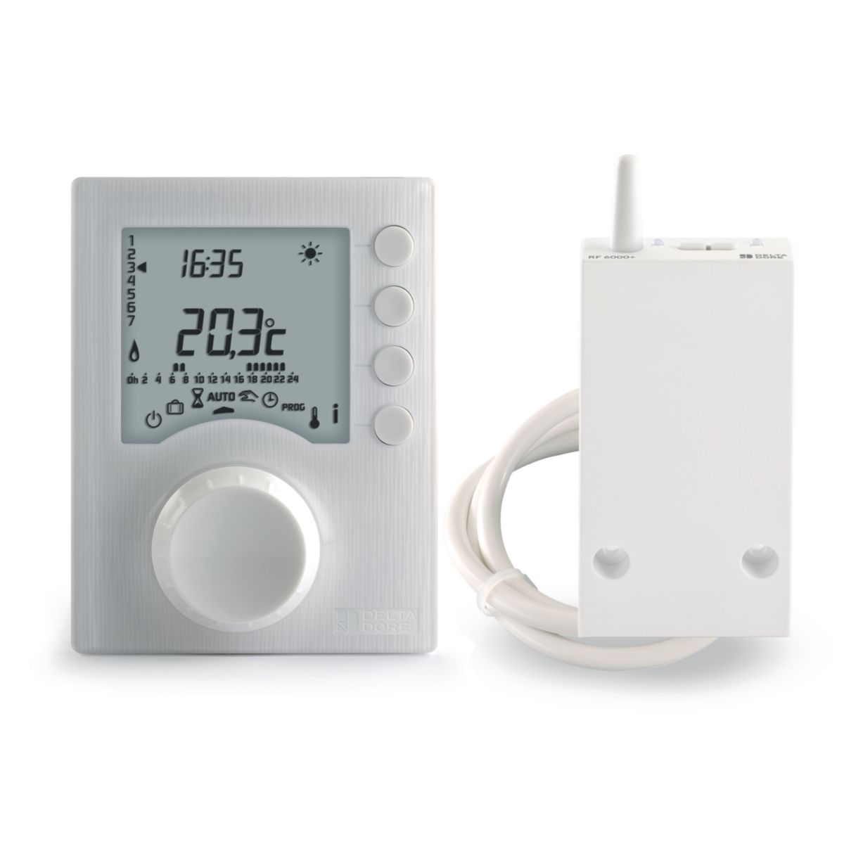 Thermostat d'ambiance tybox delta dore 1137 programmable radio pour chaudière et pac - mode confort / économique - connectable - fonctionne sur piles réf. 6053064. quincaillerie sénégalaise, c'est la commodité d'une boutique en ligne avec la qualité d'un service professionnel au sénégal. découvrez notre gamme complète d'outils et de matériaux.