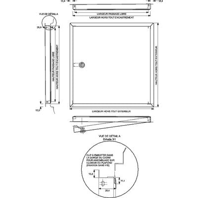 Trappe visite std 430x430. avec quincaillerie sénégalaise, accédez à une quincaillerie de qualité sans quitter votre domicile au sénégal. une expérience d'achat en ligne simple et sécurisée.