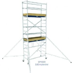 ÉCHAFAUDAGE ROULANT ALUMINIUM - SPYDER HAUTEUR PLANCHER 3,80 M HAUTEUR MAXI TRAVAIL 5,80 M NBR DE PLANCHER 2 POIDS 112 KG. Pour vos projets au Sénégal, Quincaillerie Sénégalaise propose une large gamme de produits de qualité pour le bâtiment et la plomberie. Commandez en ligne et simplifiez vos achats.