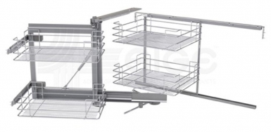 ÉTAGÈRE EXTRACTIBLE POUR ANGLE BAS CHROMÉE DIM. 900X860X500 MM GAUCHE. Pour vos projets de construction et de bricolage, Quincaillerie Sénégalaise est là pour vous. Nous proposons des solutions adaptées à vos besoins avec un excellent rapport qualité-prix. Commandez et recevez vos articles rapidement.