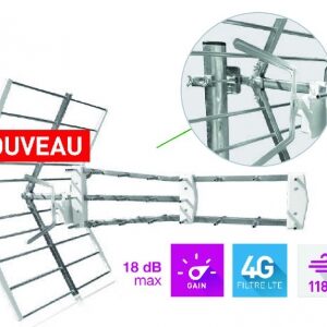 ANTENNE TNT HERTZIENNE 18 HD 4G FILTRE LTE CANAUX 21-60 GAIN 18 DB. Quincaillerie Sénégalaise met à votre disposition une gamme complète de solutions pour vos besoins en bâtiment et plomberie. Qualité, fiabilité et rapidité sont nos maîtres mots. Faites vos achats en ligne en toute sérénité.