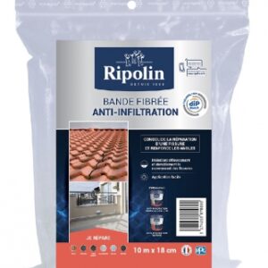 BANDE FIBRÉE ANTI-INFILTRATION - S'UTILISE AVEC ANTI-INFILTRATION TOITURE OU TERRASSE & BALCON  - 180 MM X 10 M. Quincaillerie Sénégalaise, c'est votre partenaire pour des équipements de qualité en plomberie, bâtiment et industrie. Profitez de nos prix compétitifs et d'un service client dédié.