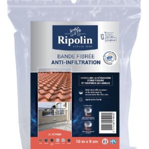 BANDE FIBRÉE ANTI-INFILTRATION - S'UTILISE AVEC ANTI-INFILTRATION TOITURE OU TERRASSE & BALCON  - 90 MM X 10 M. Pour tous vos travaux, faites confiance à Quincaillerie Sénégalaise. Notre boutique en ligne propose des produits fiables pour la plomberie, la quincaillerie et le bâtiment. Commandez dès maintenant.