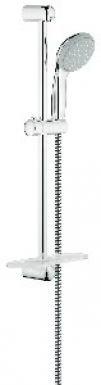 BARRE TEMPESTA 100 - H 62 CM - 2 JETS - FLEXIBLE 1,75 M - CHROMÉ. Quincaillerie Sénégalaise, votre spécialiste en fournitures pour le bâtiment et la plomberie, vous accompagne dans tous vos projets. Commandez en ligne et profitez de notre service rapide et fiable.