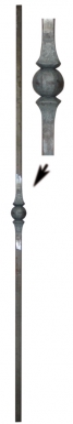 BARREAU FORGÉ N° 21 L CARRÉ DE 14 MM HAUTEUR 910 MM. Faites confiance à Quincaillerie Sénégalaise pour tous vos besoins en quincaillerie et équipements industriels. Nos produits sont conçus pour durer. Passez commande en ligne dès aujourd'hui.