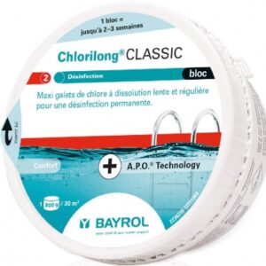 BAYROL CHLORILONG CLASSIC 500G. Quincaillerie Sénégalaise, c’est un large choix de produits de quincaillerie, plomberie et bâtiment. Profitez de notre expertise et de nos prix compétitifs. Livraison rapide et service client attentif.