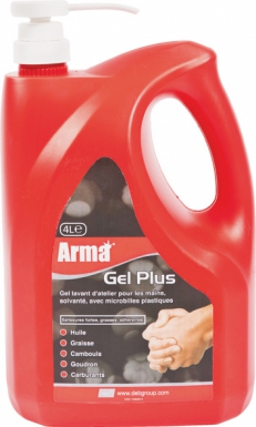 BIDON ARMA GEL - GEL D"ATELIER, SOLVANTÉ MICROBILLES PLASTIQUES - POMPE - 4 L. Faites de Quincaillerie Sénégalaise votre partenaire pour tous vos projets de construction. Notre gamme variée de produits garantit une satisfaction totale. Commandez aujourd'hui et réalisez vos projets sans tracas.