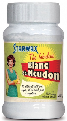 BLANC DE MEUDON - NETTOIE ET POLIT - POT 480 G. Quincaillerie Sénégalaise est la solution idéale pour tous vos besoins en matériel de plomberie et quincaillerie. Des produits fiables et un service client dédié. Faites confiance au leader du marché au Sénégal.