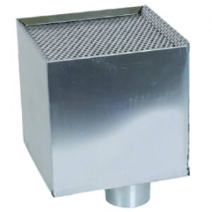 BOÎTE À EAU AVEC GRILLE - ZINC NATUREL Ø 80 MM DIM. 200X200X200 MM. Quincaillerie Sénégalaise est votre partenaire de confiance pour tous vos besoins en quincaillerie et bâtiment. Découvrez nos produits de haute qualité adaptés aux professionnels et particuliers. Commandez facilement en ligne et recevez vos articles rapidement.