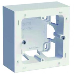 BOÎTE POUR MONTAGE EN SAILLIE 1 POSTE 85X85X40 MM BLANC. Quincaillerie Sénégalaise, votre spécialiste en quincaillerie et équipement industriel, vous offre des produits durables et performants. Faites vos achats en ligne et gagnez du temps. Nos experts sont là pour vous conseiller.