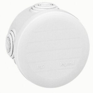 BOÎTE RONDE ÉTANCHE 4 EMBOUTS Ø 70 MM H. 45 MM BLANC. Besoin d'équipement de plomberie ou d'outillage ? Quincaillerie Sénégalaise vous offre un service rapide et efficace. Découvrez nos produits de qualité adaptés à vos projets.