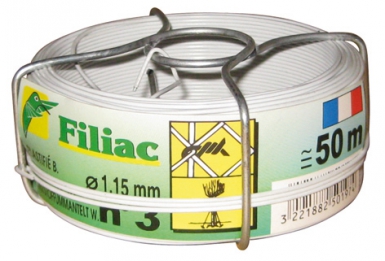 BOBINOT PLASTIFIÉ BLANC N°3 X 50 M (1,15 MM). Quincaillerie Sénégalaise est votre partenaire de confiance pour tous vos besoins en quincaillerie et bâtiment. Découvrez nos produits de haute qualité adaptés aux professionnels et particuliers. Commandez facilement en ligne et recevez vos articles rapidement.