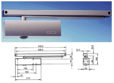 BRAS À COULISSE POUR FERME-PORTE TS 5000 ET TS 3000 ARGENT. Quincaillerie Sénégalaise est votre expert en quincaillerie, plomberie et fournitures industrielles. Faites confiance à notre expertise pour vos travaux au Sénégal. Commandez maintenant et bénéficiez de nos offres attractives.