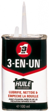 BURETTE 3 EN UN - LUBRIFIE, NETTOIE ET EMPÊCHE LA ROUILLE - 100 ML. À la recherche de solutions pour vos travaux de plomberie ou de construction ? Quincaillerie Sénégalaise vous offre une sélection variée de produits de qualité. Livraison rapide et satisfaction garantie.