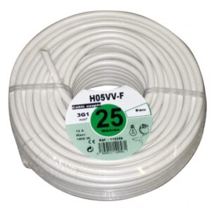 CÂBLE SOUPLE HO5VV-F ÂME CUIVRE NU CÂBLÉ 2X1,5MM2 BLANC - ROULEAU 25 M - TARIFÉ À LA PIÈCE. Faites confiance à Quincaillerie Sénégalaise pour tous vos besoins en quincaillerie et équipements industriels. Nos produits sont conçus pour durer. Passez commande en ligne dès aujourd'hui.