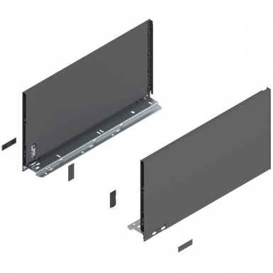 CÔTÉ LÉGRABOX, HAUTEUR F (241 MM), LN=550 MM, DROITE + GAUCHE, POUR LÉGRABOX PURE - COULEUR GRIS ORION MAT. Quincaillerie Sénégalaise met à votre disposition des solutions robustes pour vos besoins en bâtiment, plomberie et industrie. Achetez en ligne et recevez vos produits rapidement.