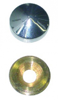 CACHE-TÊTE DE VIS 2 PIÈCES Ø 20 MM MODÈLE CONIQUE LAITON CHROMÉ COND. 100. Quincaillerie Sénégalaise est votre partenaire de choix pour le bâtiment et la plomberie au Sénégal. Une large gamme de produits à des prix compétitifs. Commandez facilement en ligne.