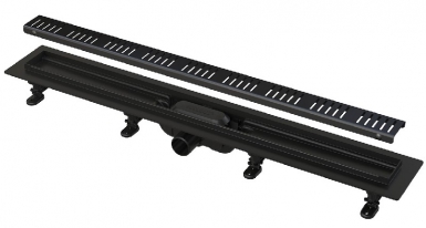 CANIVEAU DE DOUCHE I-DRAIN - LG 650 MM - GRILLE NOIR MAT. Pour vos projets au Sénégal, Quincaillerie Sénégalaise propose une large gamme de produits de qualité pour le bâtiment et la plomberie. Commandez en ligne et simplifiez vos achats.