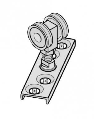 CHARIOT DE COULISSEMENT POUR PORTES PLIANTES 25 KG 