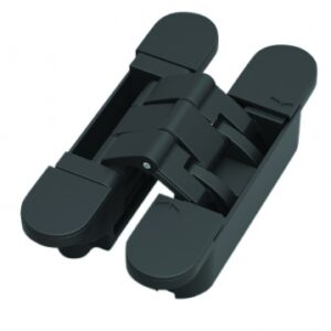 CHARNIÈRE ARGENTA INVISIBLE NEO S-5 PORTE ÉP. MIN. 33 MM DIM. 120X25 MM RÉVERSIBLE - GOUDRON NOIR. Pour des travaux réussis, optez pour Quincaillerie Sénégalaise. Une boutique en ligne fiable pour vos équipements de plomberie et bâtiment. Livraison rapide et produits de qualité.