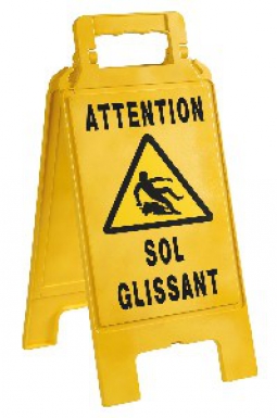 CHEVALET "ATTENTION SOL GLISSANT" - JAUNE, MARQUAGE NOIR. Quincaillerie Sénégalaise, votre spécialiste en quincaillerie et équipement industriel, vous offre des produits durables et performants. Faites vos achats en ligne et gagnez du temps. Nos experts sont là pour vous conseiller.