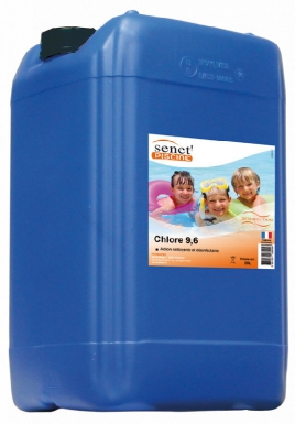 CHLORE CLEAR 9.6% - BIDON 23 KG. Quincaillerie Sénégalaise, c'est l'excellence en quincaillerie et plomberie. Découvrez notre catalogue en ligne et trouvez des produits adaptés à vos projets. Nous vous offrons un service personnalisé.