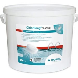 CHLORE LENT CHLORILONG CLASSIC - GALETS 250 G - SEAU 10 KG. Chez Quincaillerie Sénégalaise, nous facilitons vos travaux grâce à une offre complète d’outils et d’équipements. Des produits fiables et durables pour tous vos projets. Faites le choix de la qualité.