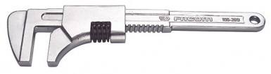 CLÉ À CRÉMAILLÈRE " 105 " -  OUVERTURE 64 MM - MEULÉ CHROMÉ - LONG. 230 MM. Quincaillerie Sénégalaise met à votre disposition une gamme complète de solutions pour vos besoins en bâtiment et plomberie. Qualité, fiabilité et rapidité sont nos maîtres mots. Faites vos achats en ligne en toute sérénité.