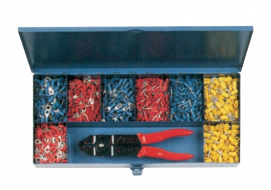 COFFRET DE 50 PIÈCES ASSORTIMENT DE COSSES À SERTIR ISOLÉES + 1 OUTIL DE SERTISSAGE K10. Quincaillerie Sénégalaise vous propose des produits innovants et robustes pour vos travaux de construction. Explorez notre large gamme de quincaillerie et de plomberie. Achetez en ligne et profitez de nos prix attractifs.