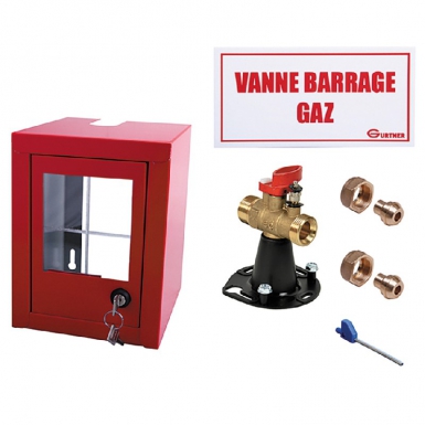 COFFRET VANNE BARRAGE GAZ 1/4 DE TOUR  + PLAQUE INFORMATIVE F BLANC L ROUGE. Quincaillerie Sénégalaise met à votre disposition des solutions robustes pour vos besoins en bâtiment, plomberie et industrie. Achetez en ligne et recevez vos produits rapidement.