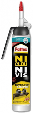 COLLE MASTIC NI CLOU NI VIS FIXATION SURPUISSANTE PATTEX - MULTI-MATÉRIAUX - CART. 250 ML - SS PISTOLET. Optez pour Quincaillerie Sénégalaise pour tous vos besoins en matériaux de construction et quincaillerie. Notre boutique en ligne vous offre une expérience d'achat pratique et sécurisée. Faites le choix de la qualité.