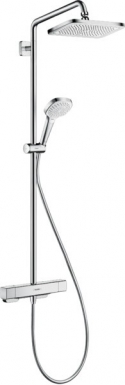 COLONNE SHOWERPIPE CROMA E 280 1JET ECOSMART AVEC MITIGEUR THERMOSTATIQUE - CHROMÉ. À la recherche de solutions pour vos travaux de plomberie ou de construction ? Quincaillerie Sénégalaise vous offre une sélection variée de produits de qualité. Livraison rapide et satisfaction garantie.
