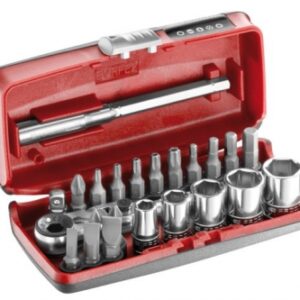 COMPOSITION 34 OUTILS SERRAGE/VISSAGE 1/4 AVEC CLIQUET. Quincaillerie Sénégalaise est la solution idéale pour tous vos besoins en matériel de plomberie et quincaillerie. Des produits fiables et un service client dédié. Faites confiance au leader du marché au Sénégal.