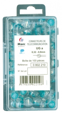 CONNECTEUR UG A BLEU Ø DU COND. 0,9 À 0,32 MM BTE DE 100 P. Trouvez tout ce dont vous avez besoin pour vos travaux chez Quincaillerie Sénégalaise. Du matériel de plomberie aux équipements industriels, nous avons ce qu’il vous faut. Commandez facilement et bénéficiez d’un service rapide.