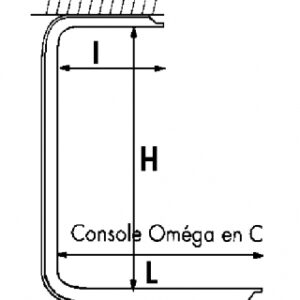 CONSOLE PEND. OMÉGA EN C HXLXL 115X105X295 MM ACIER ZINGUÉ. Pour vos projets de construction et de bricolage, Quincaillerie Sénégalaise est là pour vous. Nous proposons des solutions adaptées à vos besoins avec un excellent rapport qualité-prix. Commandez et recevez vos articles rapidement.