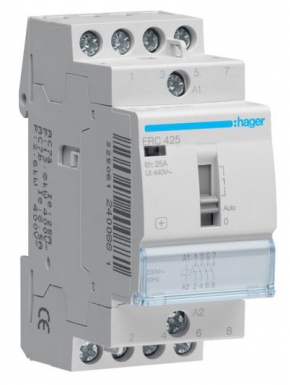 CONTACTEUR À COMMANDE MANUELLE 25A, 4F, 230V ERC425. Chez Quincaillerie Sénégalaise, nous répondons à tous vos besoins en fournitures industrielles et en outillage. Notre gamme complète garantit une satisfaction totale. Achetez en ligne et recevez vos articles rapidement.