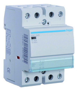 CONTACTEUR SANS COMMANDE MANUELLE TYPE 2F BOBINE 230 V 50 HZ 40 A 400 V ~