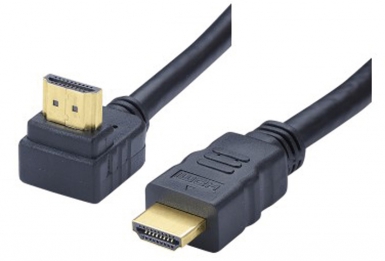 CORDON BLINDÉ HDMI 1.4 TYPE A MÂLE / A MÂLE COUDÉ 90° PLAQ. OR  LG. 2,00 M. Chez Quincaillerie Sénégalaise, nous répondons à tous vos besoins en fournitures industrielles et en outillage. Notre gamme complète garantit une satisfaction totale. Achetez en ligne et recevez vos articles rapidement.