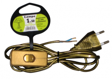 CORDON DE RACCORD. SANS TERRE AVEC INTER. SECT. 0,75 MM2 1320W LG. 1,5 M BLANC. Besoin de matériel de quincaillerie ou de plomberie ? Quincaillerie Sénégalaise propose des produits adaptés à vos projets de construction ou de rénovation. Bénéficiez de notre expérience et de nos prix compétitifs.