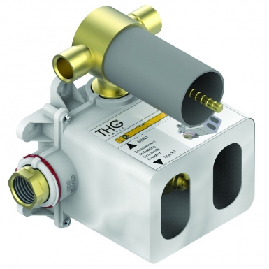 CORPS DE MITIGEUR THERMOSTATIQUE THG À ENCASTRER AVEC CARTOUCHE À ÉLÉMENT DE CIRE, AVEC FONCTION ARRÊT ET 2 SORTIES. Quincaillerie Sénégalaise vous propose des produits innovants et robustes pour vos travaux de construction. Explorez notre large gamme de quincaillerie et de plomberie. Achetez en ligne et profitez de nos prix attractifs.
