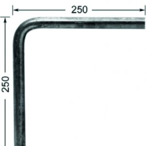 COUDE D'ANGLE Ø 14 MM 250X250 MM. Avec Quincaillerie Sénégalaise, obtenez les meilleurs produits pour vos besoins en plomberie, bâtiment, et industrie. Nos offres compétitives vous permettent de réussir vos projets facilement.