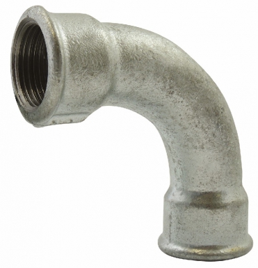 COUDE N°2 - 90° GRAND RAYON FEMELLE, GALVA, FILETAGE 26X34. Avec Quincaillerie Sénégalaise, trouvez tout le matériel de plomberie, quincaillerie, et bâtiment dont vous avez besoin. Nous proposons une large gamme d'équipements fiables pour vos travaux. Simplifiez vos projets grâce à notre service rapide et efficace.